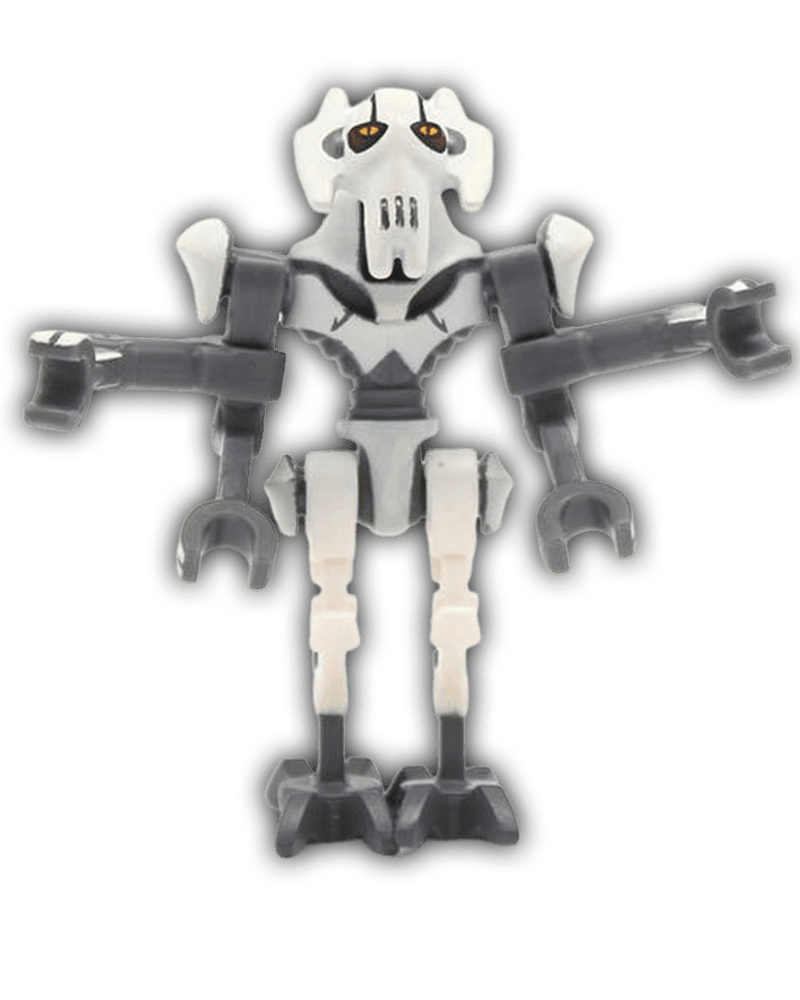 LEGO Star Wars Minifigure General Grievous - Bent Legs, White Armor (SW0515) - BricksAndFigsDE