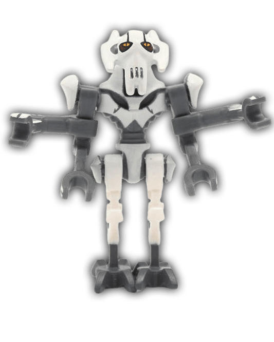 LEGO Star Wars Minifigure General Grievous - Bent Legs, White Armor (SW0515) - BricksAndFigsDE