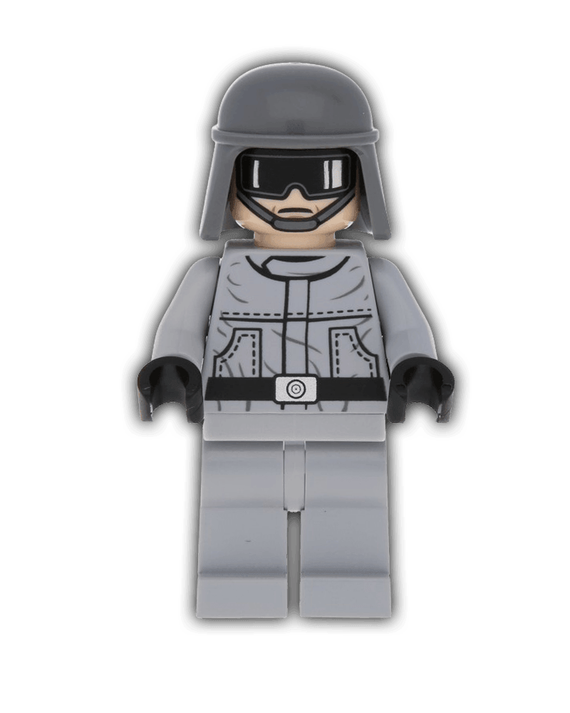 LEGO Imperial AT-ST Pilot / Driver (Plain Helmet, Dual Sided Head) (SW0401) - BricksAndFigsDE