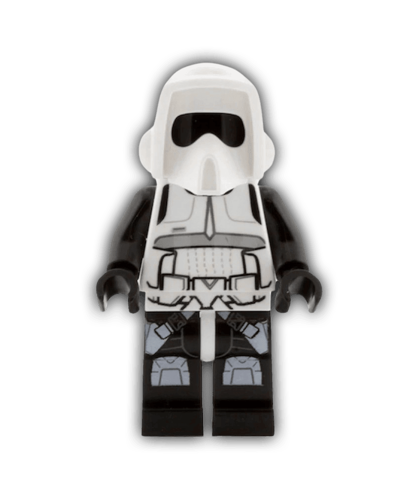 LEGO Star Wars Minifigure Imperial Scout Trooper - Printed Black Head and Legs (SW0505) - BricksAndFigsDE