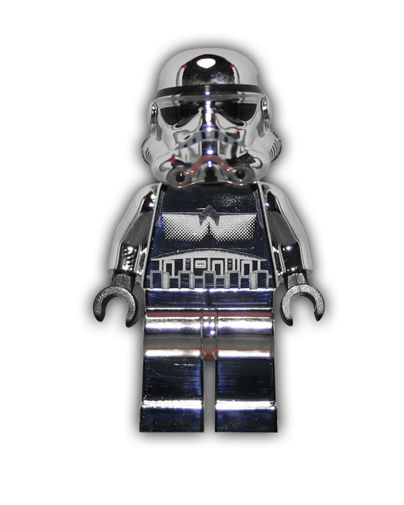 LEGO Star Wars Minifigure Imperial Stormtrooper - Chrome Silver (SW0097) - BricksAndFigsDE