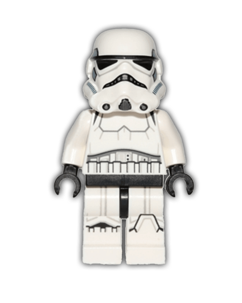 Imperial Stormtrooper - Printed Legs, Dark Blue Helmet Vents (SW0585) - BricksAndFigsDE