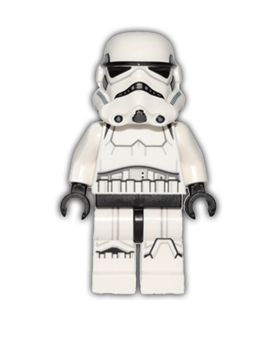 Imperial Stormtrooper - Printed Legs, Dark Blue Helmet Vents (SW0585) - BricksAndFigsDE