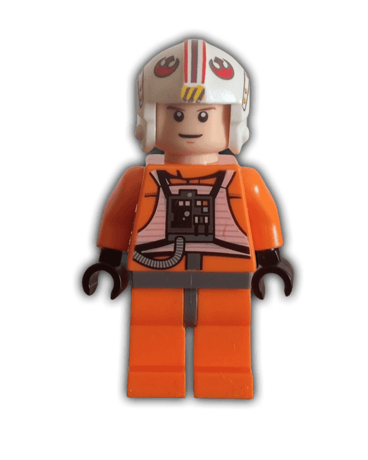 LEGO Luke Skywalker - Light Nougat, X-Wing Pilot Suit, Detailed Torso and Helmet (SW0295) - BricksAndFigsDE