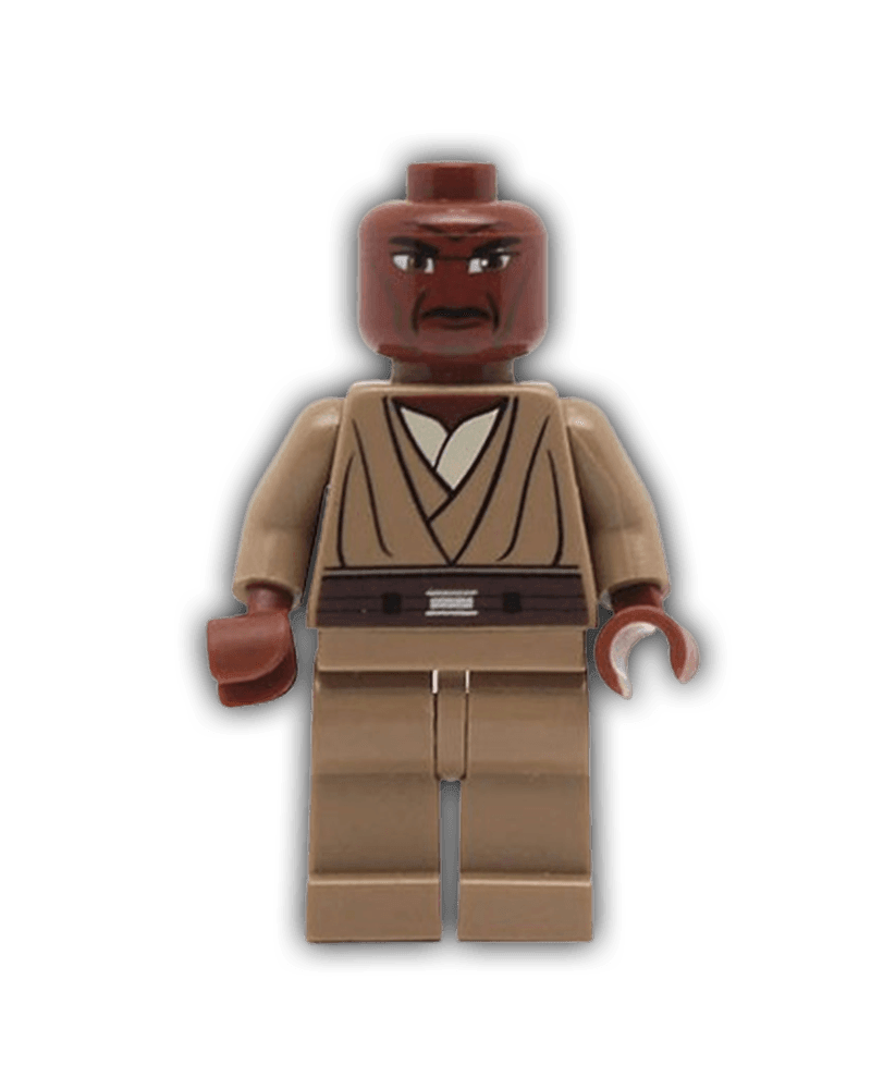 LEGO Star Wars Minifigure Mace Windu - Large Eyes (SW0220) - BricksAndFigsDE