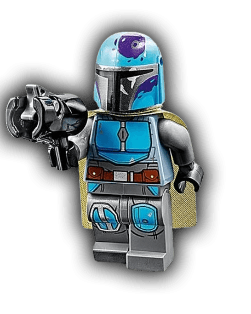 LEGO Star Wars Minifigure Mandalorian Tribe Warrior - Male, Olive Green ...