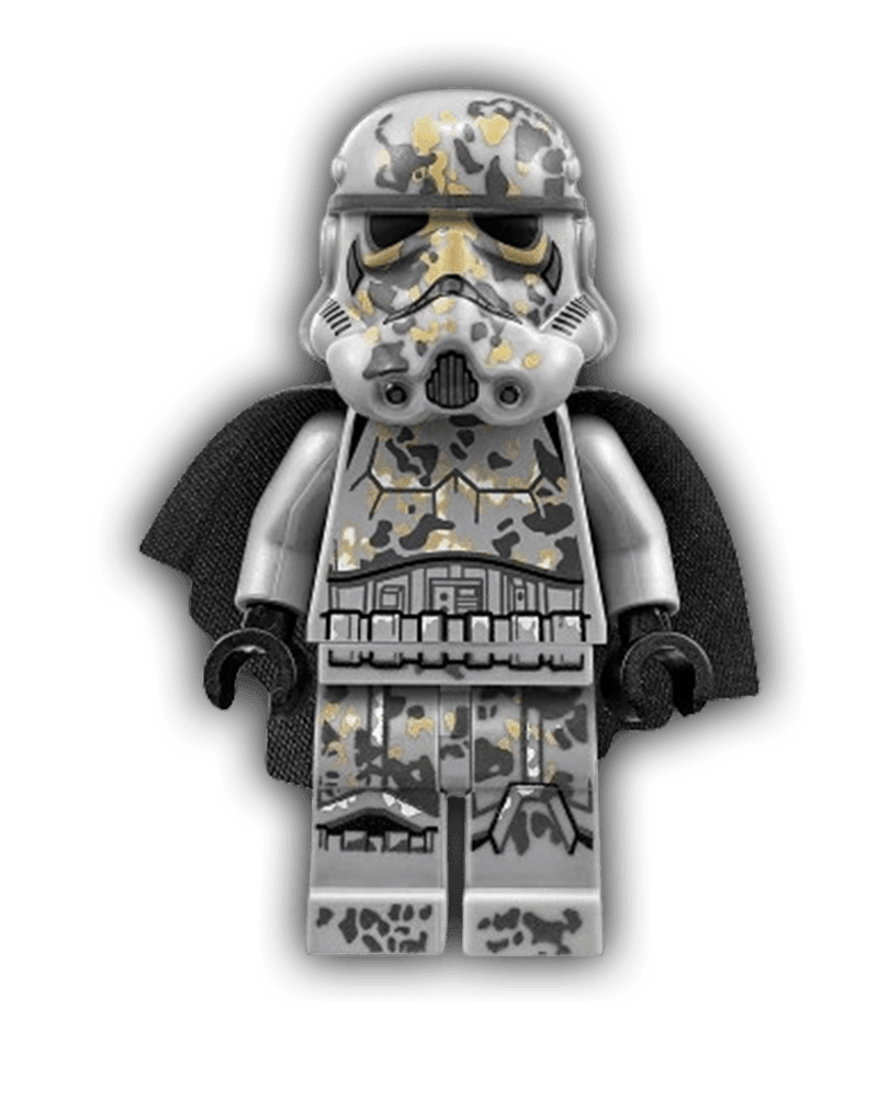 LEGO Star Wars Minifigure Mimban Stormtrooper - Male, Light Nougat Head, Scowl (SW0927) - BricksAndFigsDE