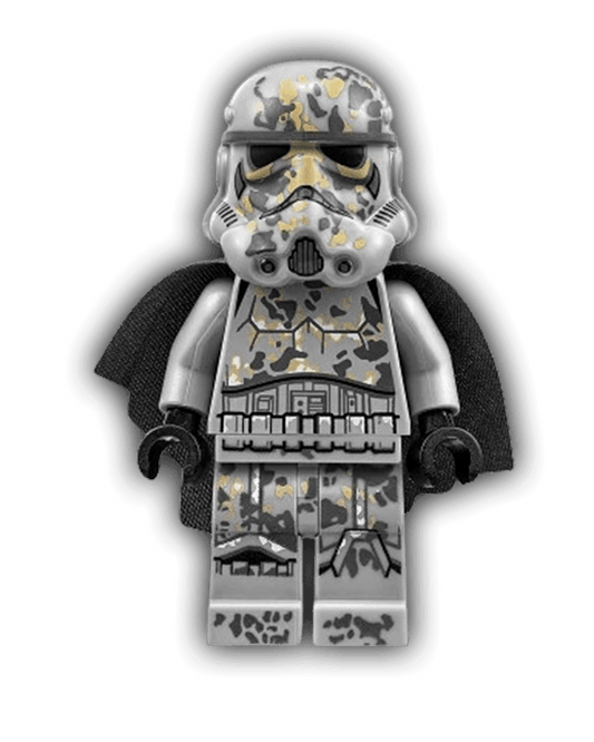 LEGO Star Wars Minifigure Mimban Stormtrooper - Male, Light Nougat Head, Scowl (SW0927) - BricksAndFigsDE