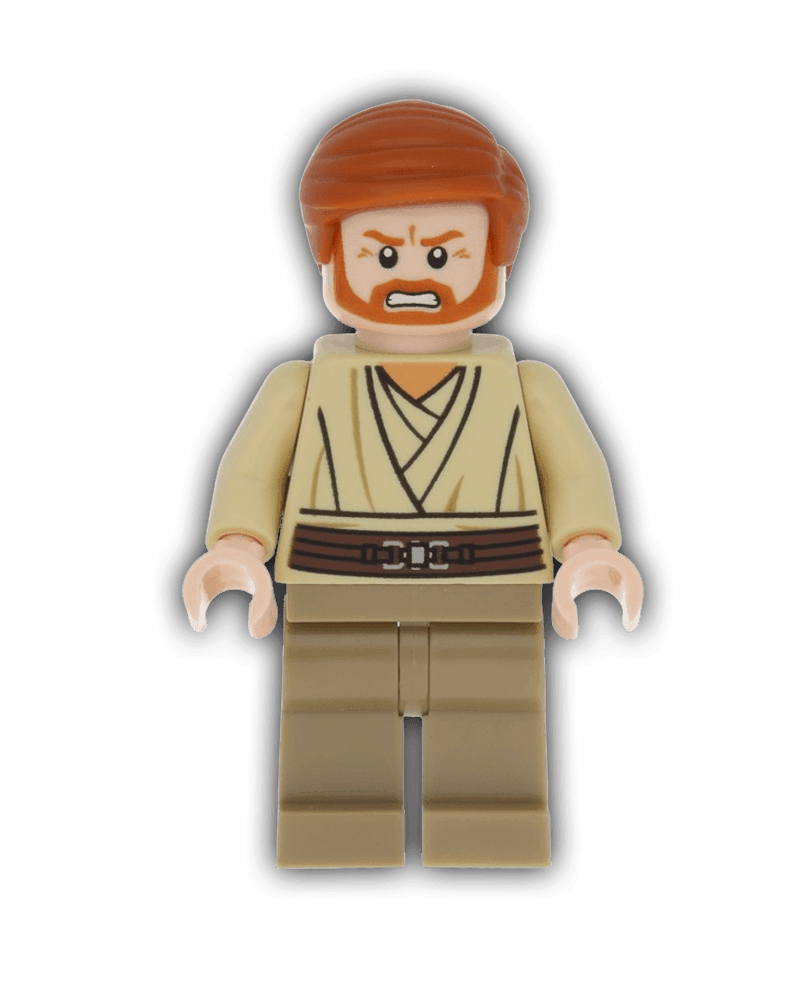 LEGO Star Wars Minifigure Obi-Wan Kenobi (Dark Tan Legs) (SW0362) - BricksAndFigsDE