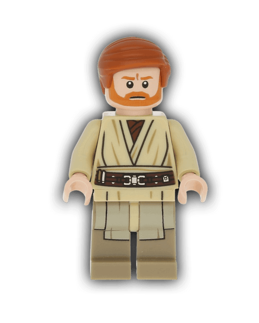 LEGO Star Wars Minifigure Obi-Wan Kenobi (Dark Tan Printed Legs) (SW0535) - BricksAndFigsDE