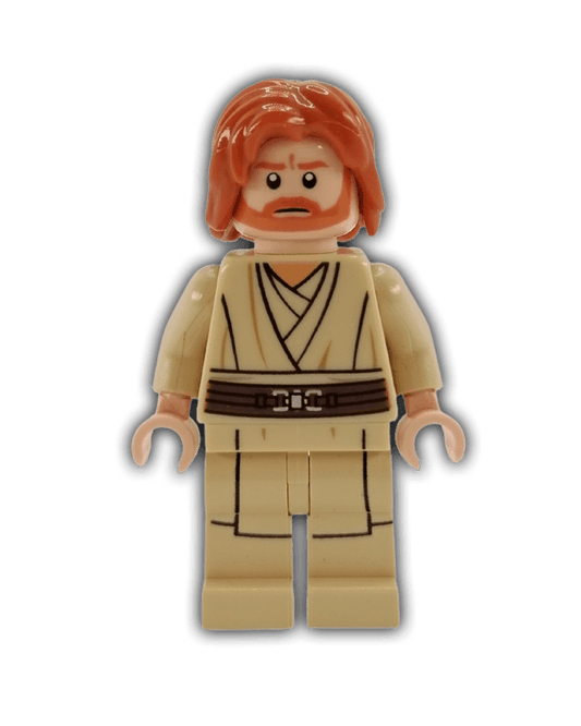 LEGO Obi-Wan Kenobi (Mid-Length Tousled with Center Part Hair) (SW0489) - BricksAndFigsDE