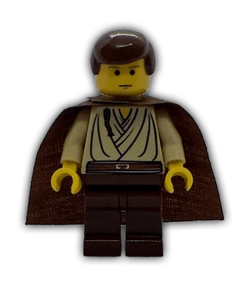 LEGO Star Wars Minifigure Obi-Wan Kenobi (Young with Padawan Braid Pattern) (SW0069) - BricksAndFigsDE