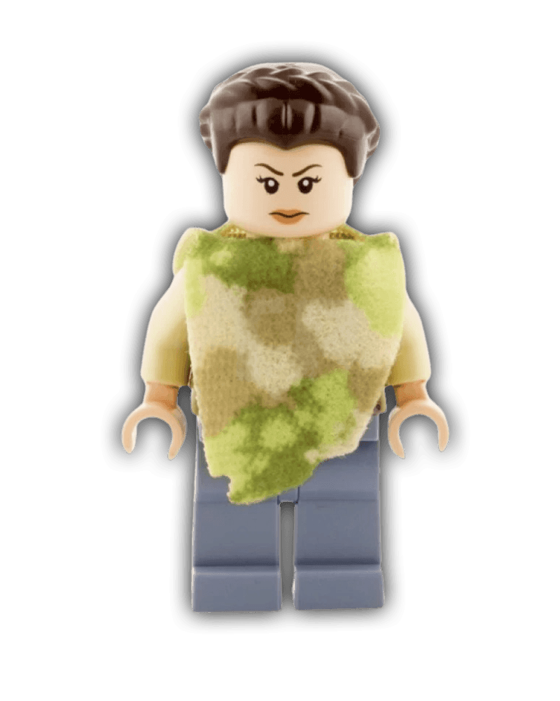 LEGO Star Wars Minifigure Princess Leia (Camouflage Cape) (SW0643) - BricksAndFigsDE