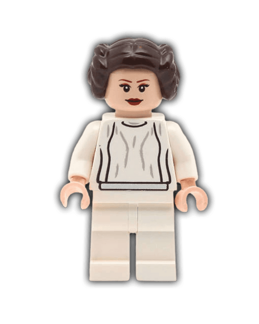 LEGO Princess Leia (White Dress, Big Eyelashes) (SW0337) - BricksAndFigsDE