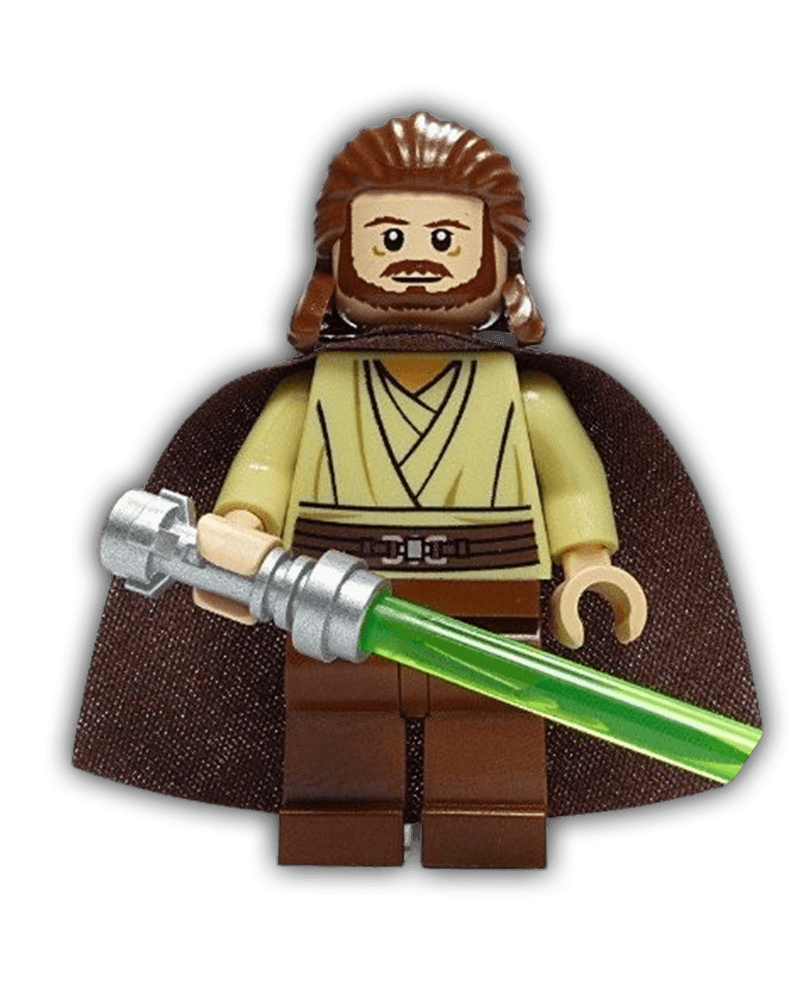 LEGO Star Wars Minifigure Qui-Gon Jinn (SW0322) - BricksAndFigsDE