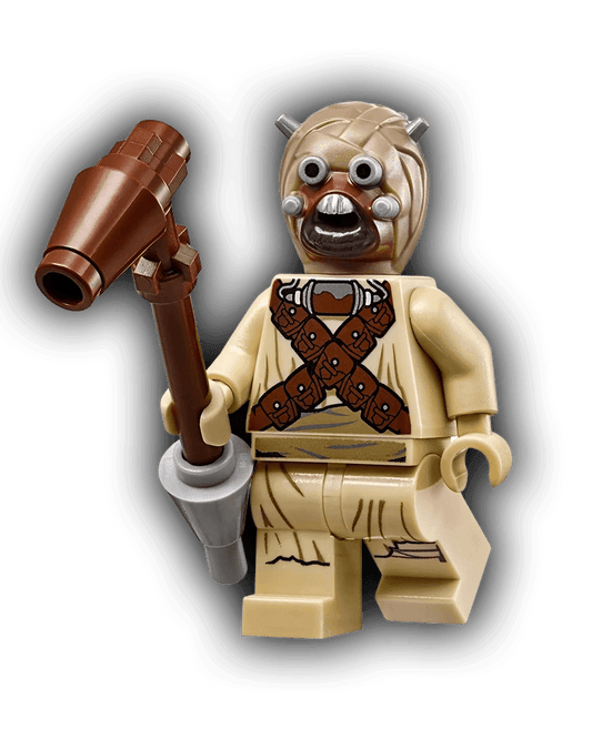 LEGO Star Wars Minifigure Tusken Raider - Head Spikes, Crossed Belts (SW0620) - BricksAndFigsDE