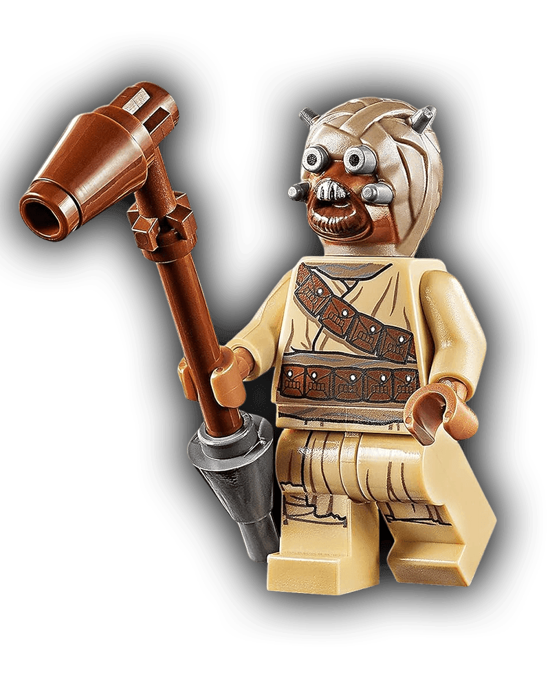 LEGO Star Wars Minifigure Tusken Raider - Head Spikes, Diagonal Belt (SW1074) - BricksAndFigsDE