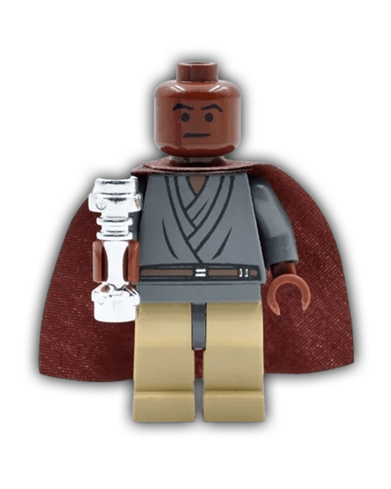 LEGO Star Wars Minifigure Mace Windu, Non-Light-Up (SW0148)