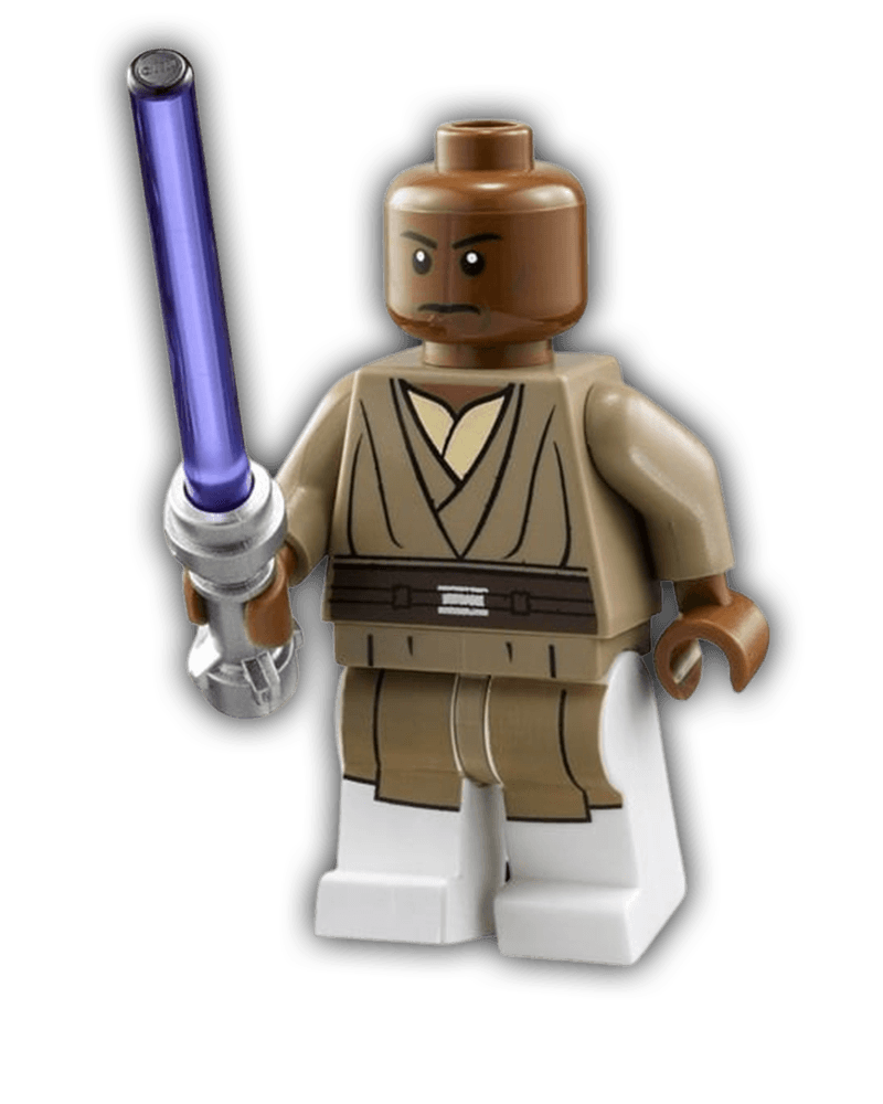 LEGO Star Wars Minifigure Mace Windu (White Legs) (SW0479)