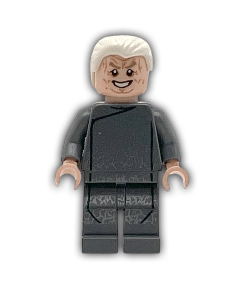 LEGO Star Wars Minifigure Chancellor Palpatine - Episode 3 Dark Bluish Gray Outfit (SW0540)