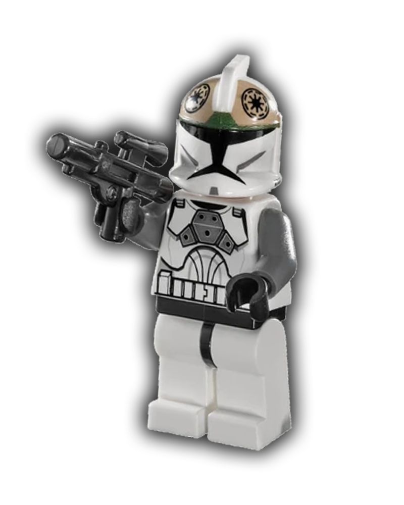Clone Trooper Gunner (Phase 1) - Large Eyes (SW0221) - BricksAndFigsDE