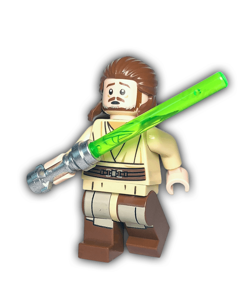 LEGO Star Wars Minifigure Qui-Gon Jinn, without Cape (SW0810)