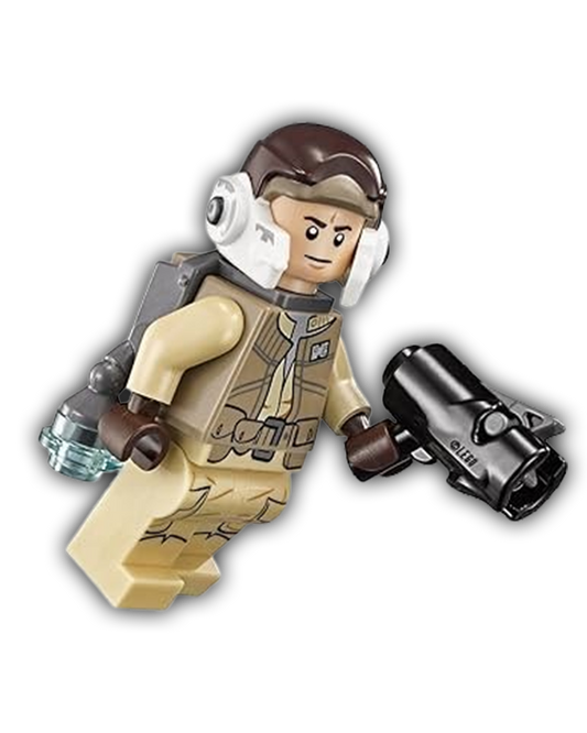 LEGO Star Wars Minifigure Rebel Trooper, Rebel Helmet, Jet Pack (SW0690)