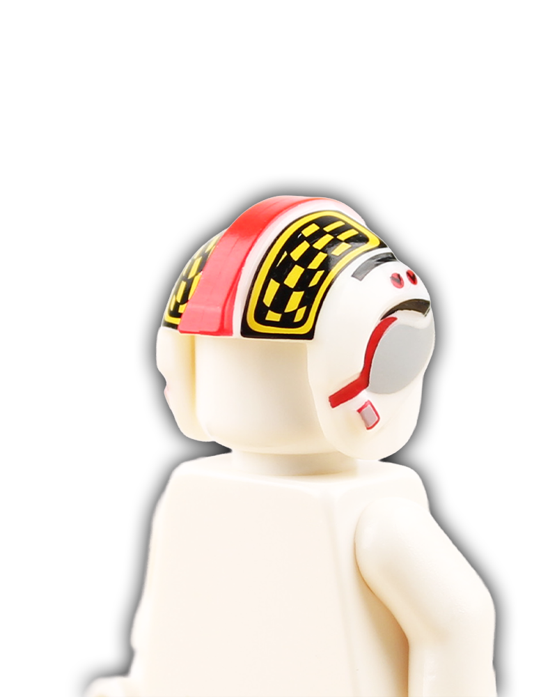 Red Squadron Rebel Pilot Custom Helmet - Red Six (Standby)