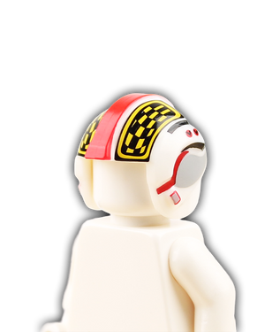 Red Squadron Rebel Pilot Custom Helmet - Red Six (Standby)