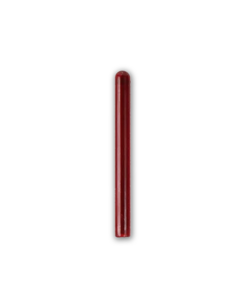 Round Ended Saber Full Blade Custom Accessory - Trans Red - single long, straight blade