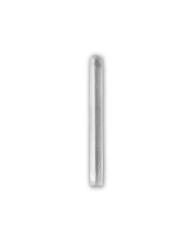 Round Ended Saber Full Blade Custom Accessory - Trans White - single long, straight blade