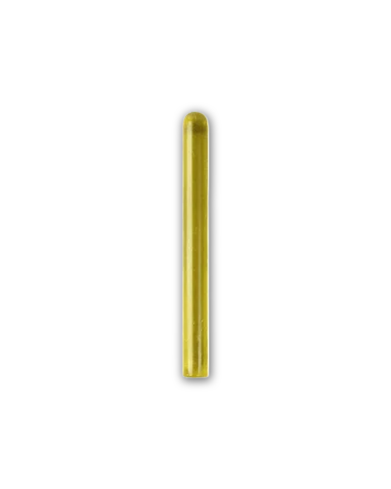 Round Ended Saber Full Blade Custom Accessory - Trans Yellow - single long, straight blade