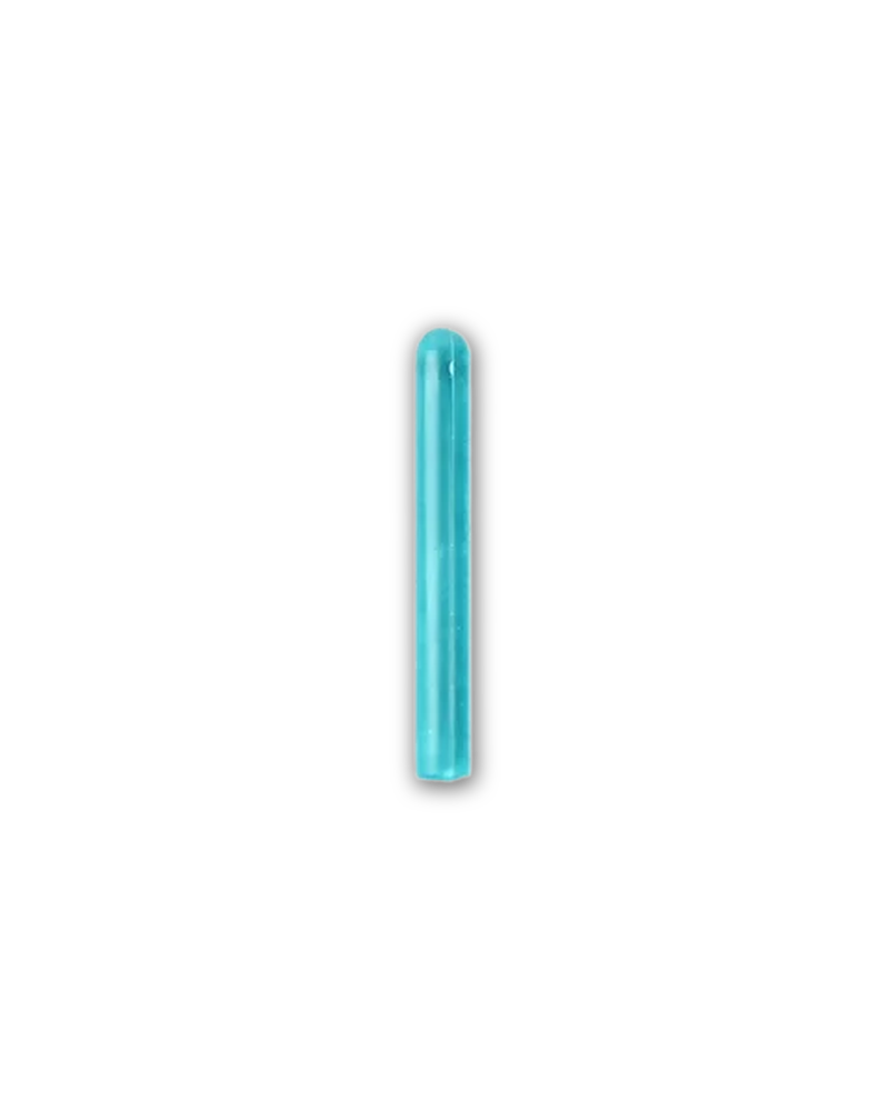 Round Ended Saber Shoto Blade Custom Accessory - Trans Light Blue - single short, straight blade