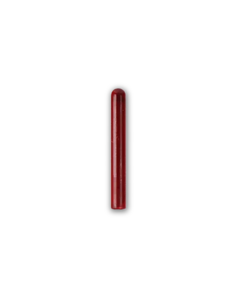 Round Ended Saber Shoto Blade Custom Accessory - Trans Red - single short, straight blade