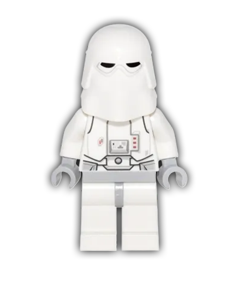 LEGO Star Wars Minifigure Snowtrooper, Backpack Directly Attached to Neck Bracket (SW0764b)