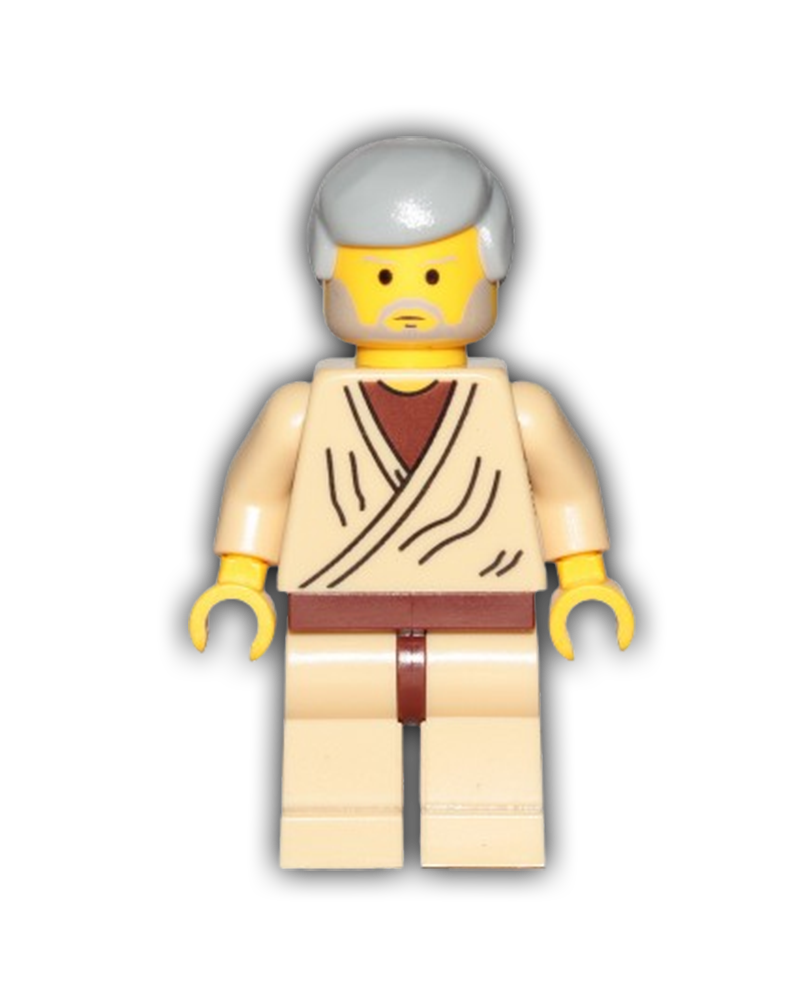 LEGO Star Wars Minifigure Obi-Wan Kenobi (Old with Light Bluish Gray Hair - 20th Anniversary Torso) (SW1069)