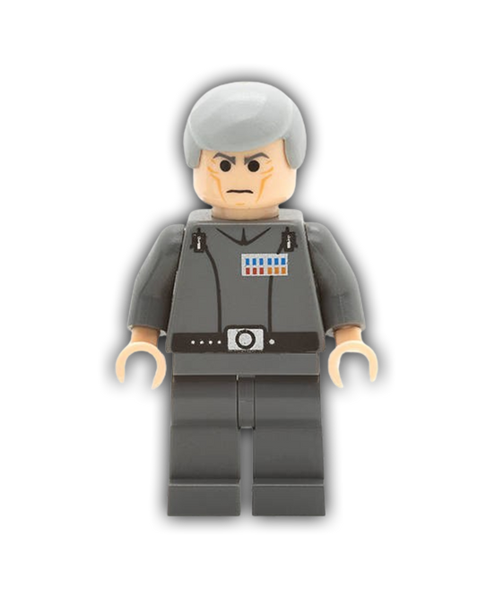 LEGO Star Wars Minifigure Grand Moff Wilhuff Tarkin - Smooth Hair (SW0157)