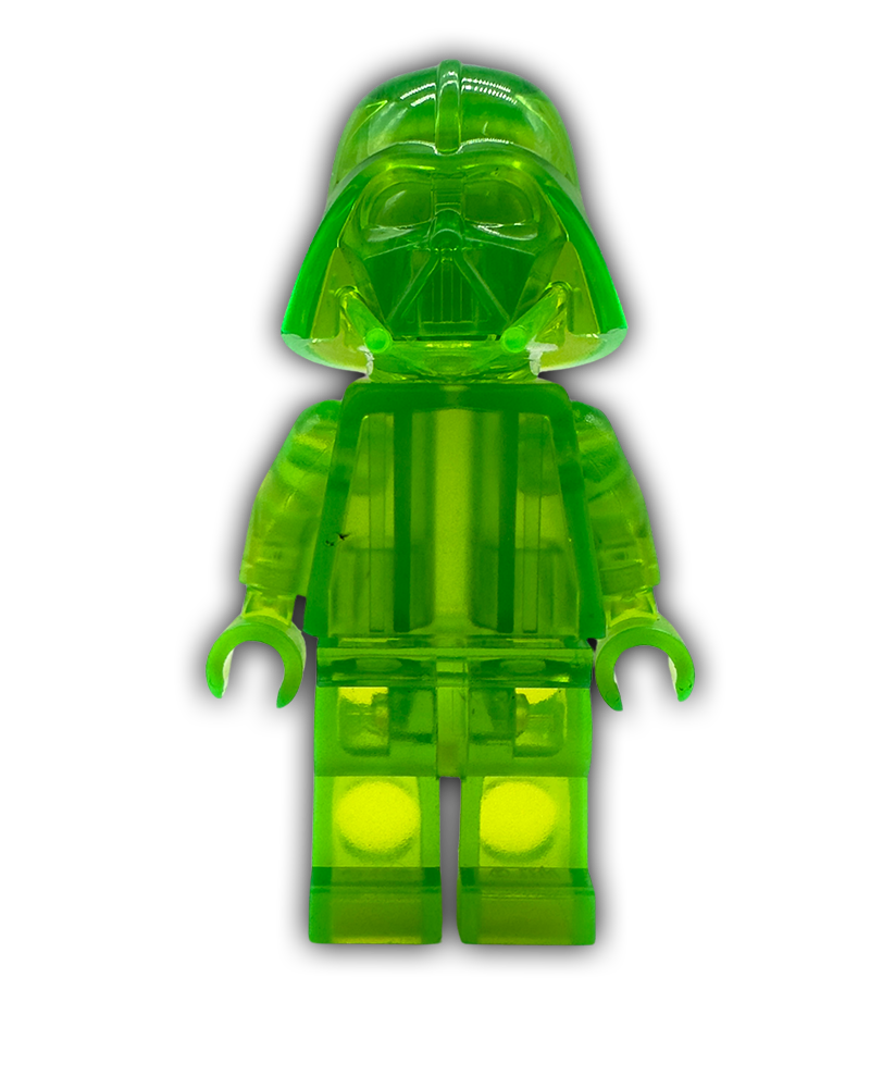 Monochrome Transparent Lord of the Dark Side (with matching Lightsaber)