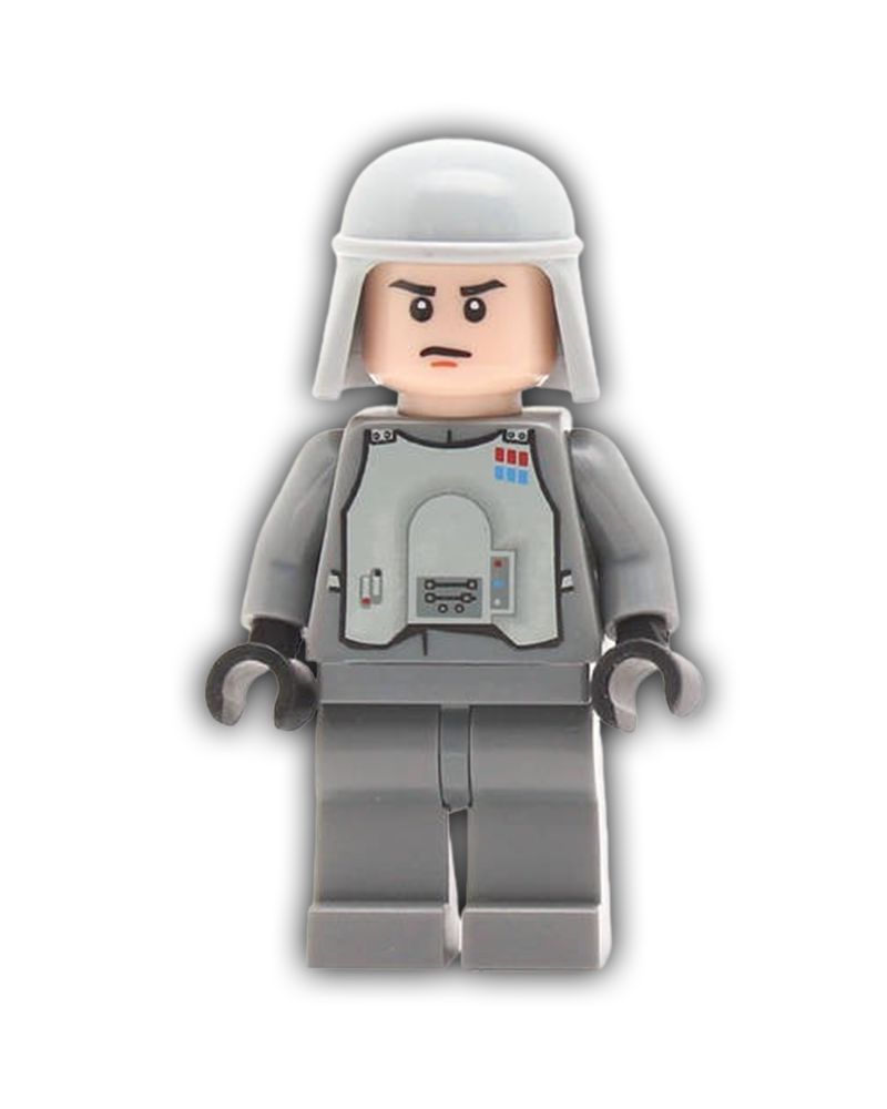 LEGO Star Wars Minifigure General Maximillian Veers - Light Bluish Gray Helmet and Armor (SW0289)