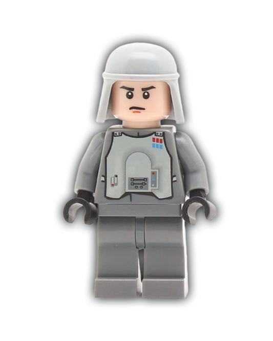 LEGO Star Wars Minifigure General Maximillian Veers - Light Bluish Gray Helmet and Armor (SW0289)